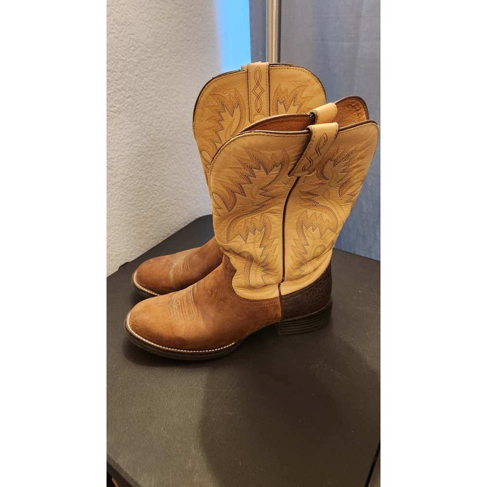 Justin Men's Frontier Western‎ Boots - Picture 2 of 8